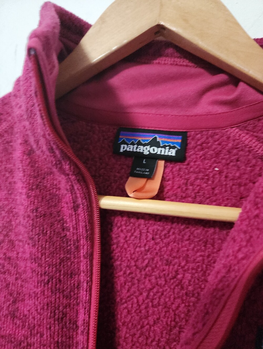 Patagonia Women's Half-Zip Fleece Pullover - Raspberry Pink - Picture 4 of 5